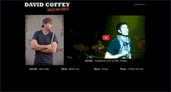 Desktop Screenshot of davidcoffeydrums.com